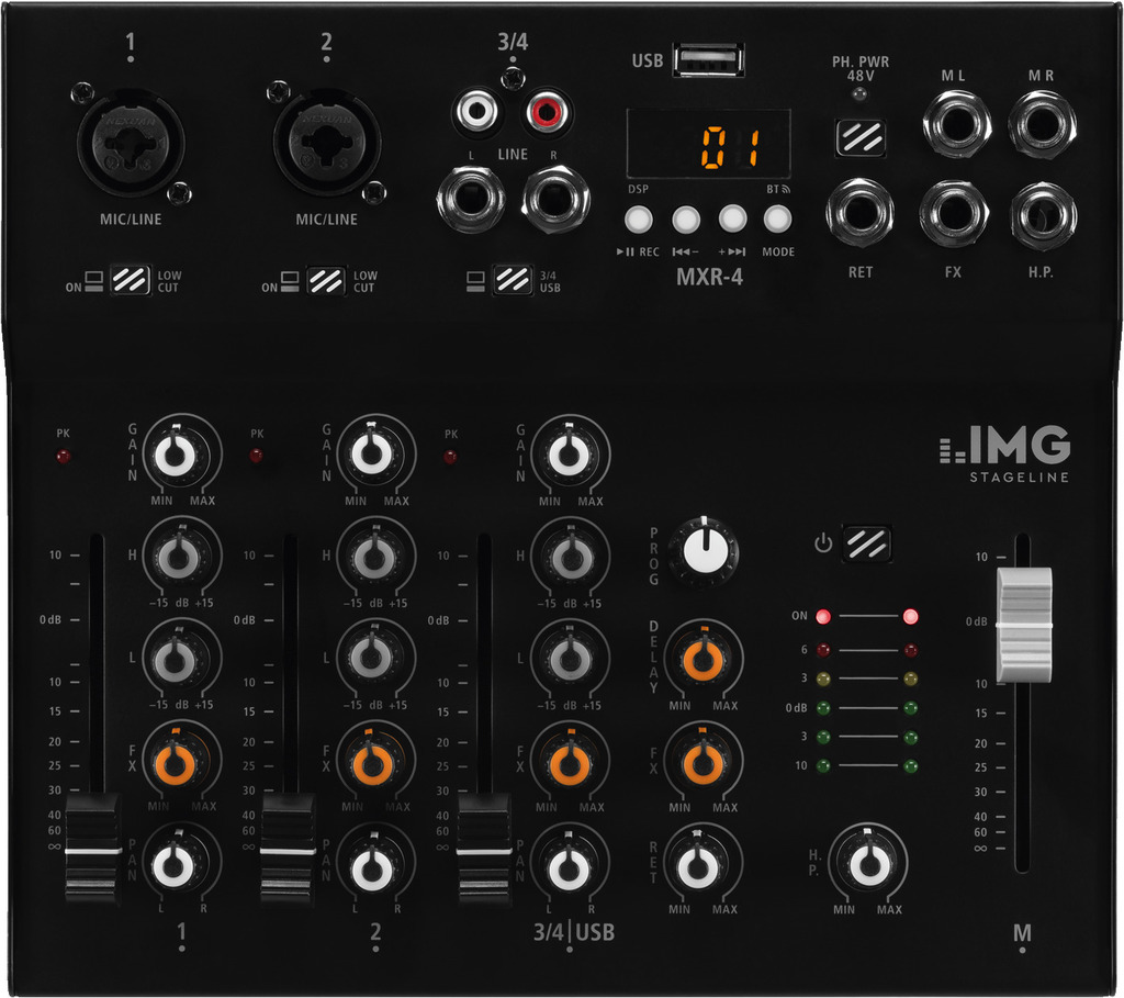 MXR-4 - 4-Channel Audio Mixer