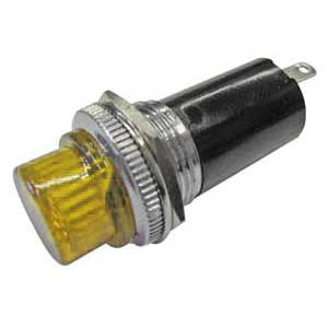 Portalampada Per Lampada "E10" Gialla PLAM/35G-I