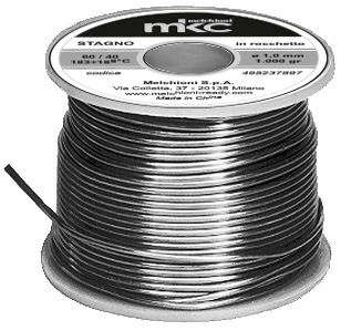 MK6040/1.0/1000 - Stagno in rocchetto 60/40 1,0mm 1000gr