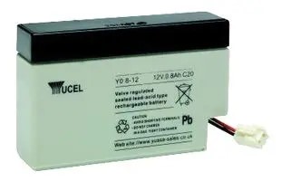 Batteria al piombo ricaricabile 12V 0,8Ah YUASA