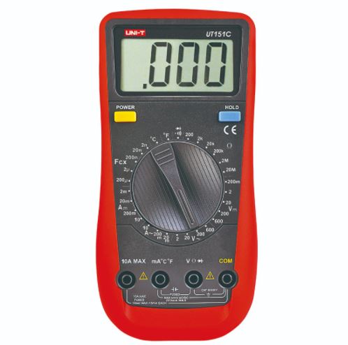 Multimetro Digitale UNI-T manuale ac/dc con temperatura UT-151C