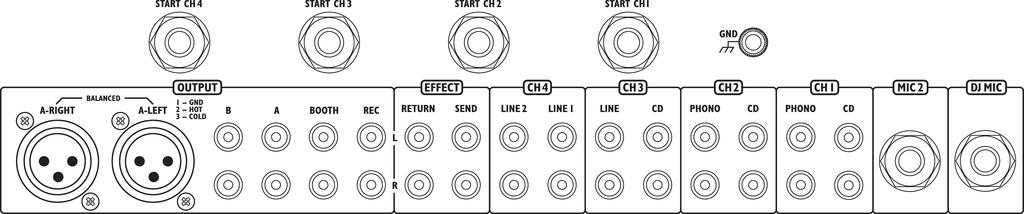MPX-206/SW - Mixer Stereo