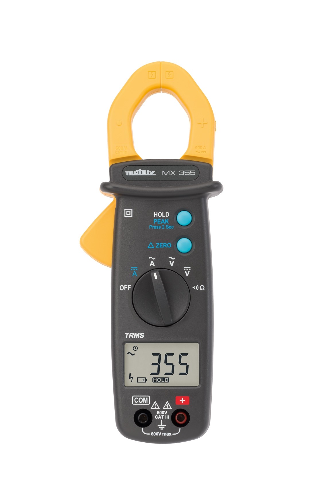 MX 355 Compact TRMS Multimeter Clamp 400 A AC/DC Metrix
