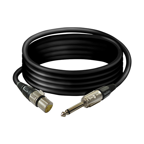 Tasker 492329328 Audio cable  12mt. jack mono ø mm 6,3 male / xlr 3 poli female