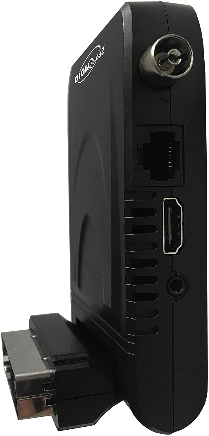 Decoder Digitale terrestre con display, USB player, DC12V e funzionalità Alexa