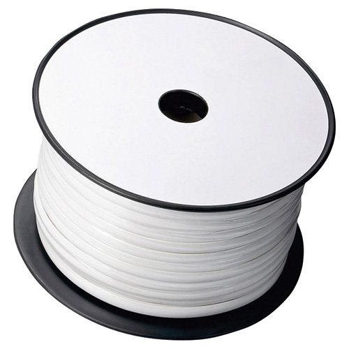 492821572 Cable phone flat in hank 100mt white 6p