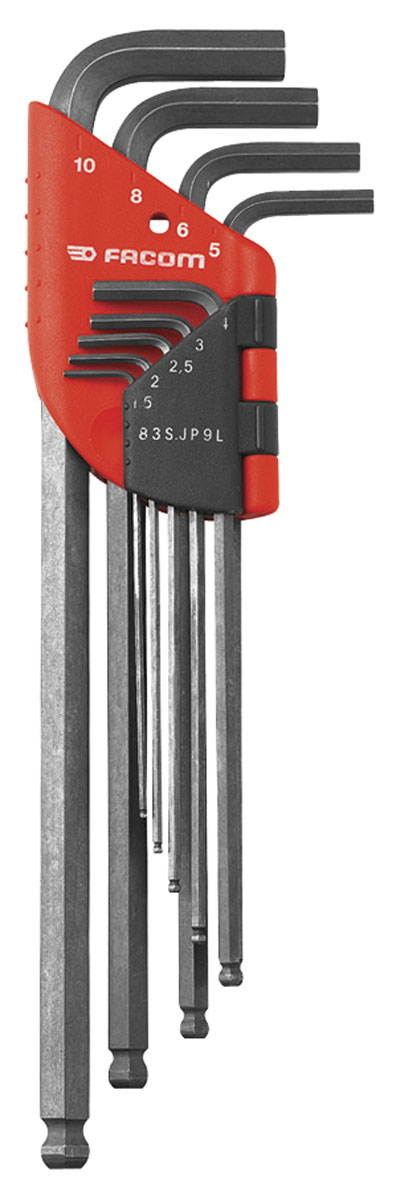 Set chiavi a brugola extra lunghe 1.5 - 1 0mm