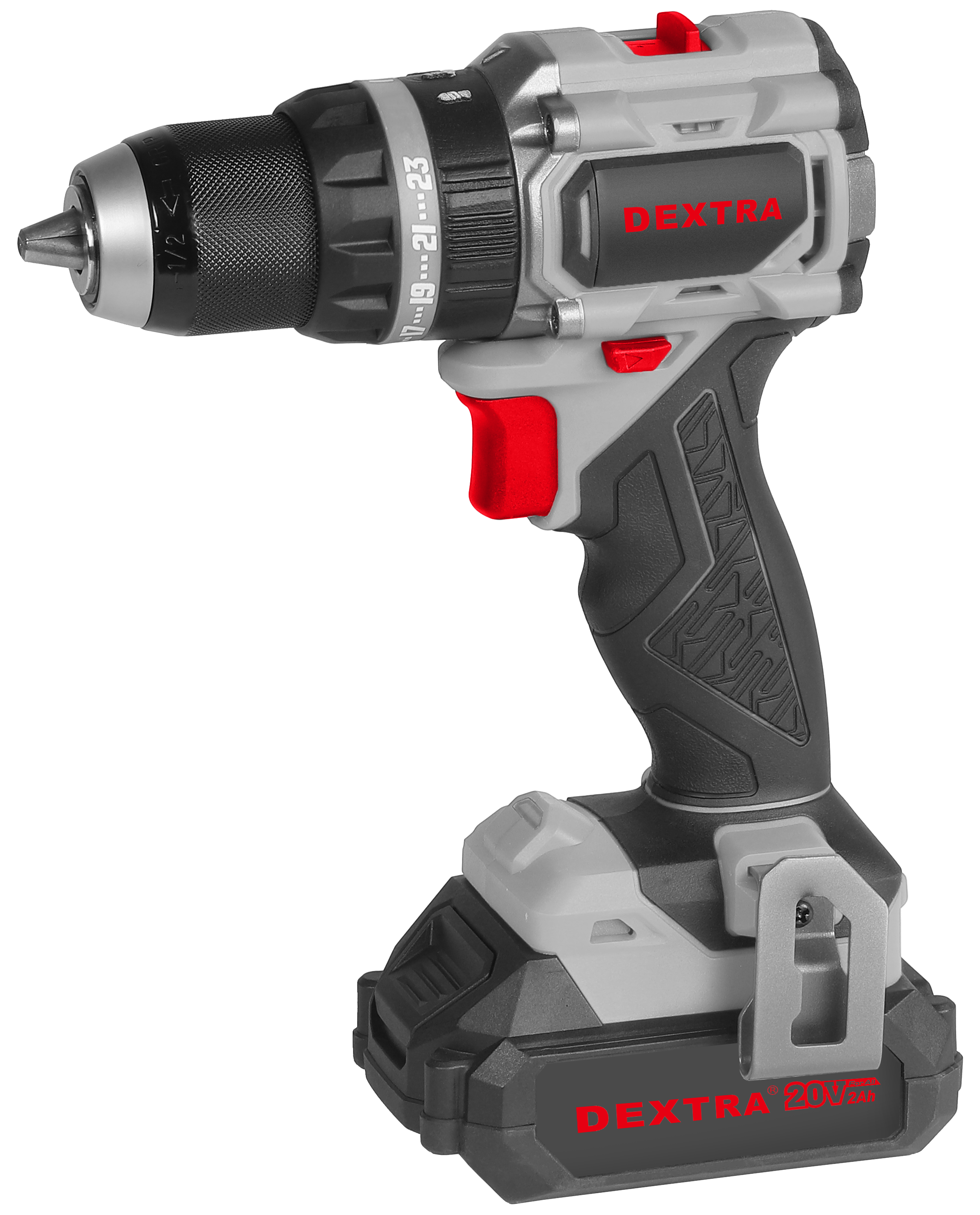 20V brushless impact drill/driver, 60 N·m, 13 mm chuck, DEXTRA
