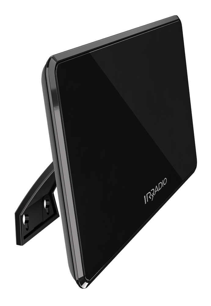 IR-Digital 2 USB Amplified Indoor DVB-T2 Antenna, glossy black color