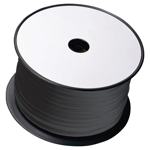 492821571 Cable phone flat in hank 100mt black 4p