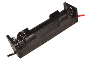 Battery holder for 1 Stilo battery Ø 14x50 with wires PIL/93-I