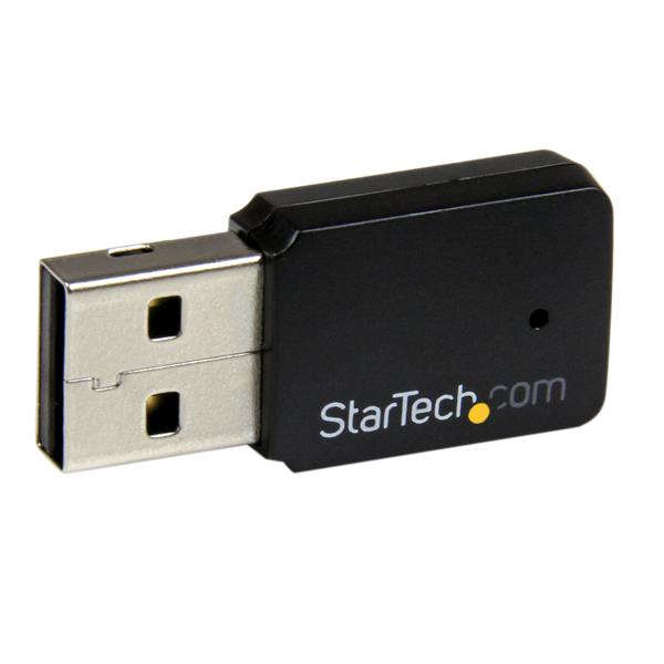Startech.com USB433WACDB USB 2.0 AC600 Mini Dual Band Wireless-AC Network Adapter - 1T1R 802.11ac WiFi Adapter - 2.4GHz / 5GHz USB Wireless (USB433WACDB)