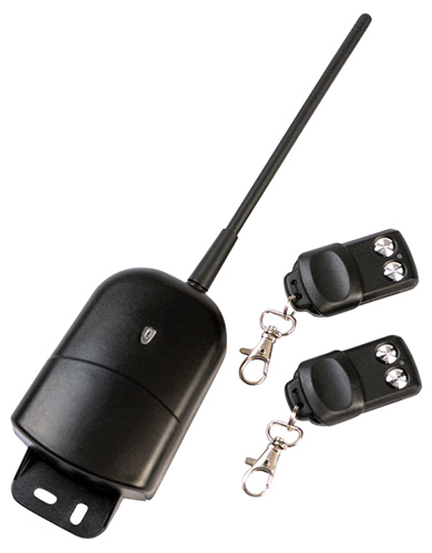 Attuatore a distanza da esterno, con 2 radiocomandi SUP014