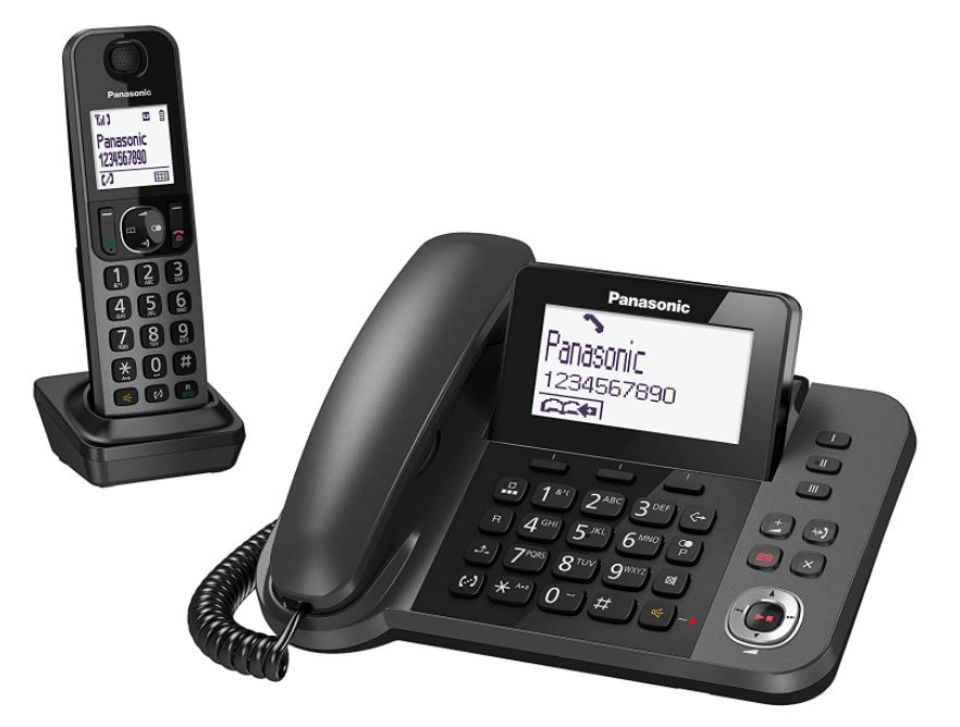 Telefono Centralino Panasonic KX-TGF320EXM Cordless+Filo, DECT, segreteria tel