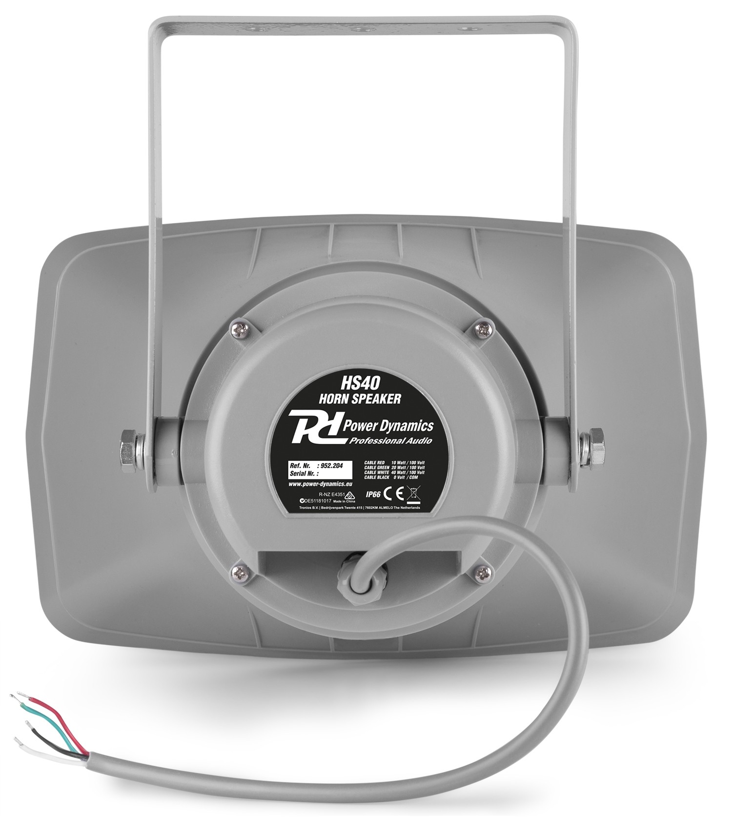 40W 100V Horn Sounder - IPX6 Grey Model HS40