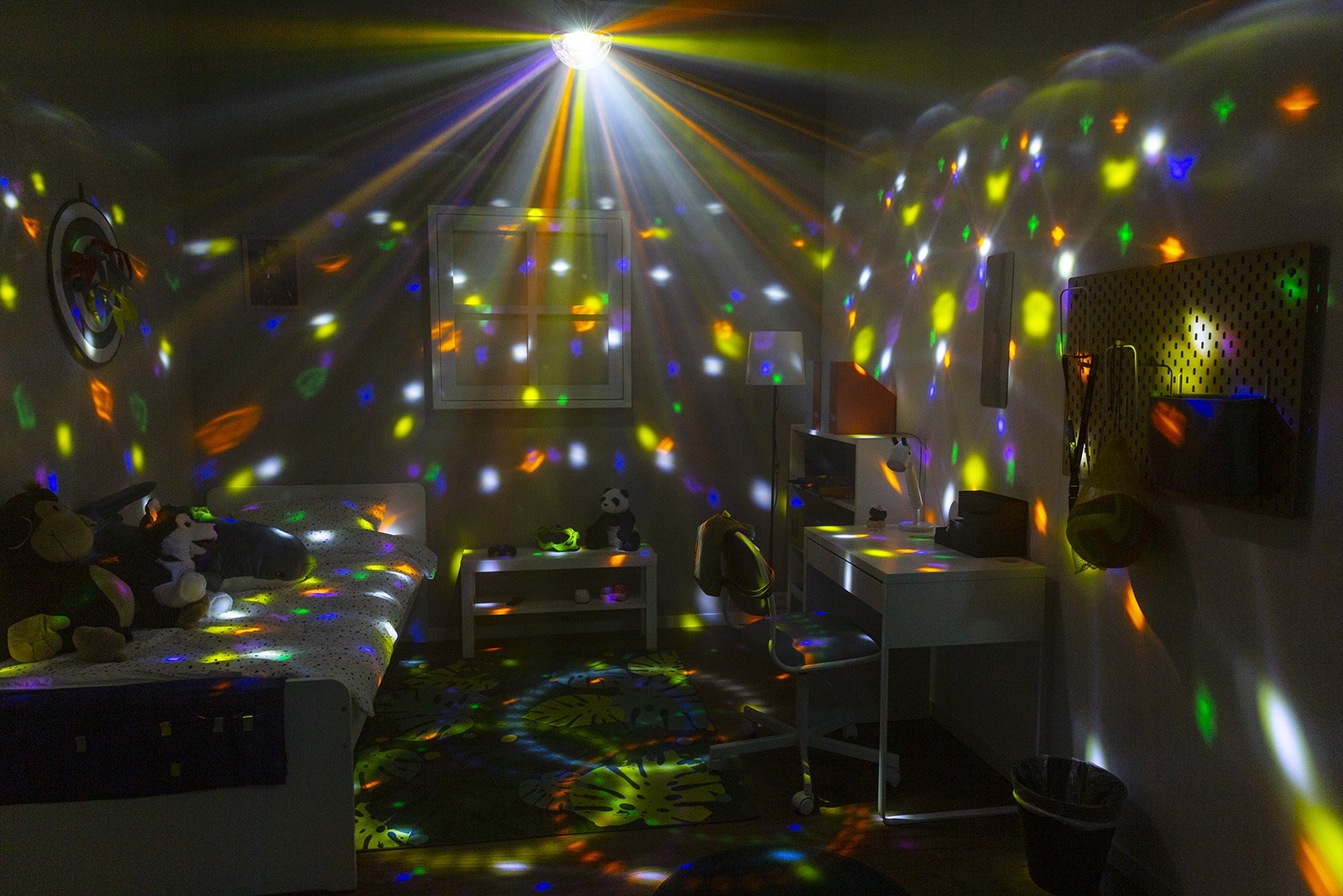 Mini Star Ball DMX LED 9 colours, Model JB90R