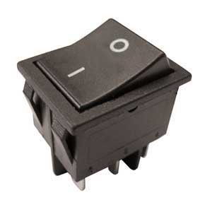 Interruttore A Bilanciere 16A-250V Bipolare Nero INT/2282-C