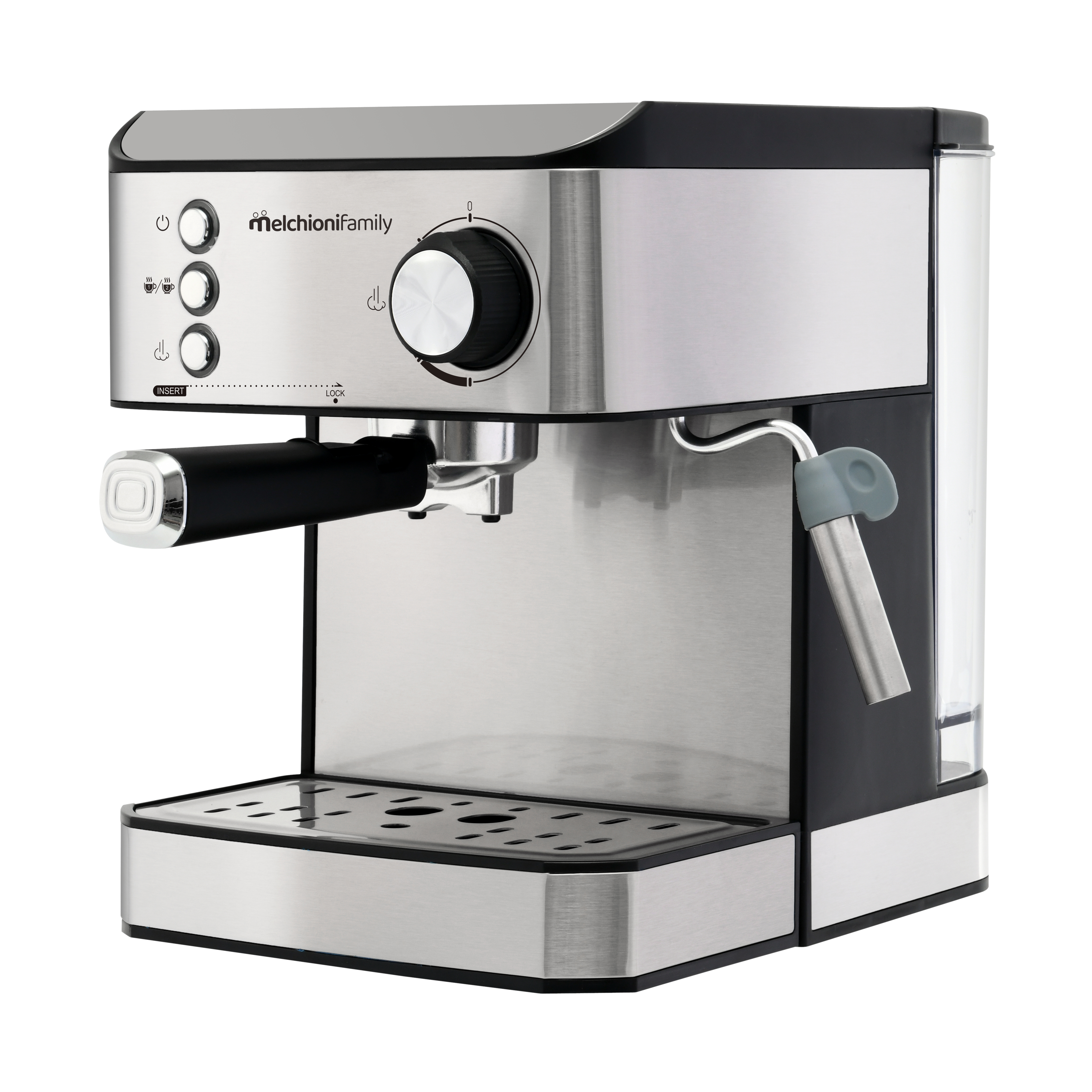 Macchina del caffè ROBUSTA PLUS in acciaio inox, 3 in 1