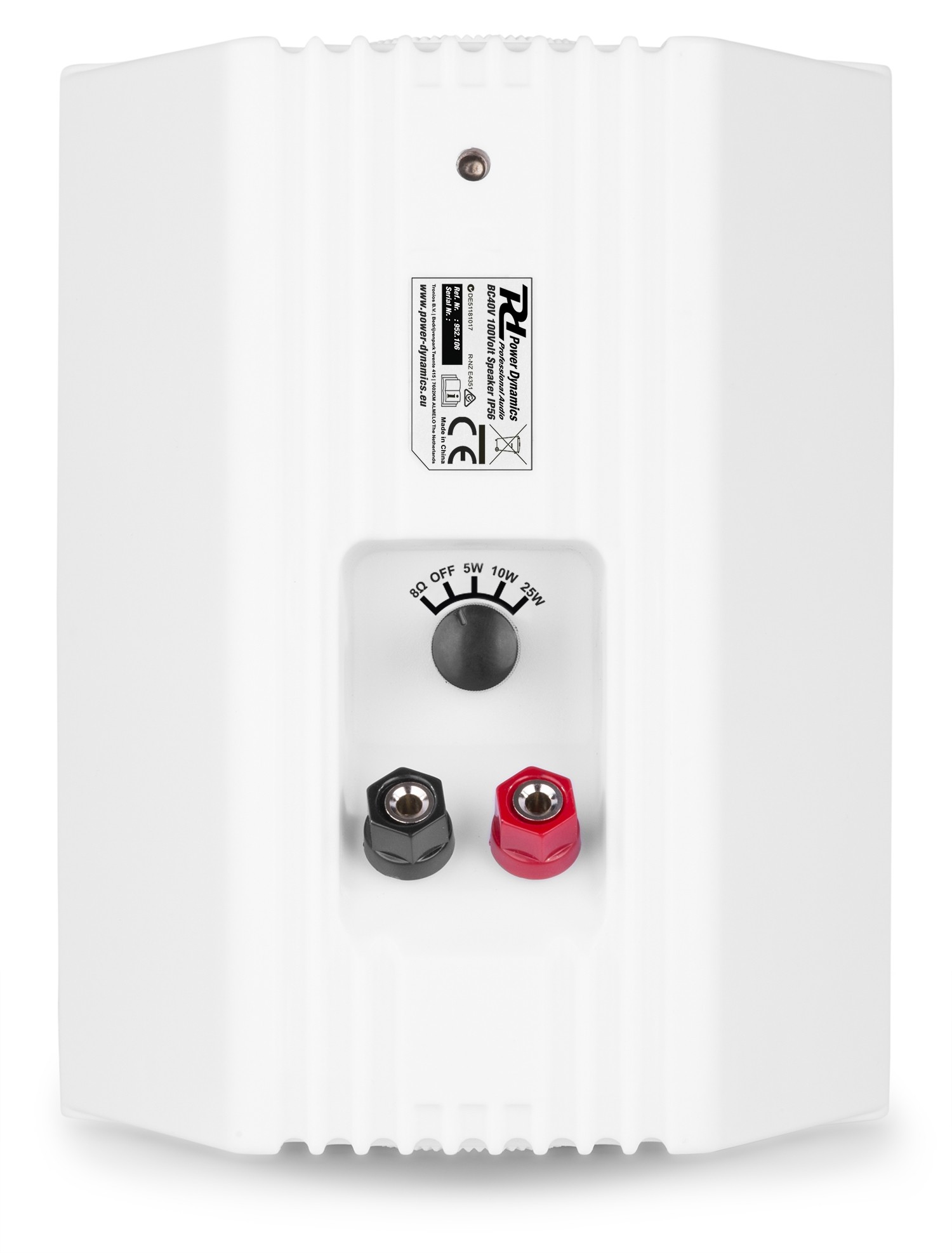 Coppia diffusori PA 100V- 8Ohm, 100W IPX5 Bianco mod. BC40V White