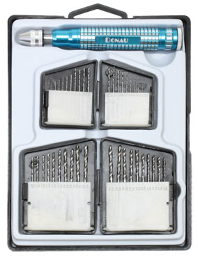 Donau HSS250 Precision bit drill Set with manual drill