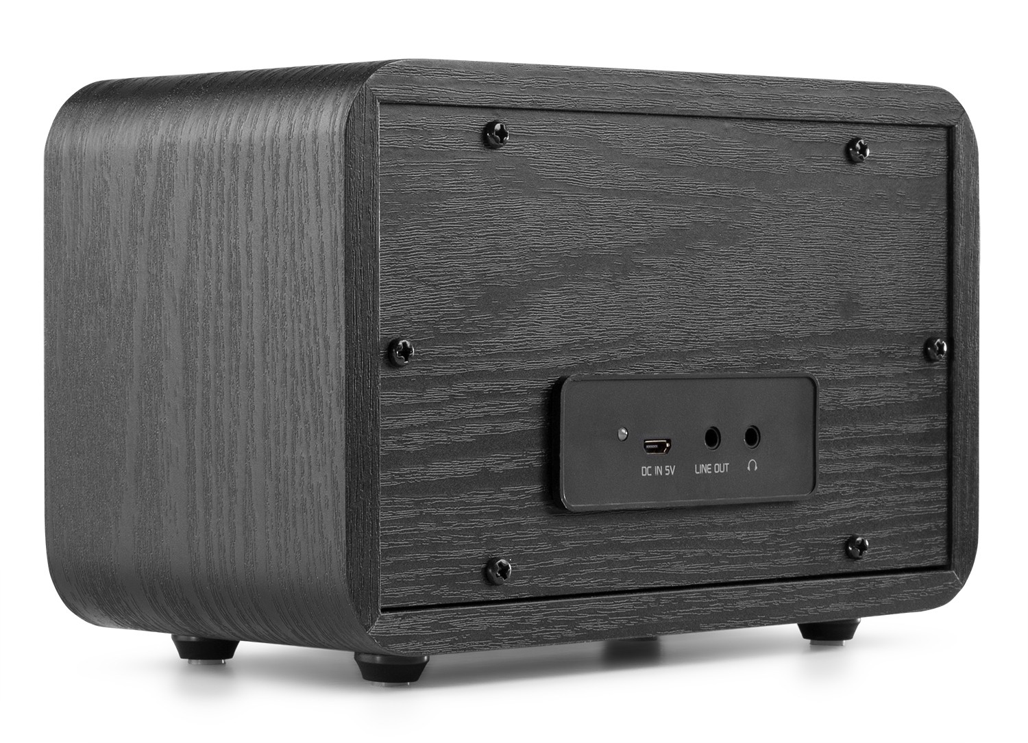 Venezia, WiFi Internet radio, batteria integrata e display a colori, colore nero