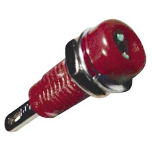 Boccola Professionale Da Pannello Ø2mm Rossa BOP/30R-C