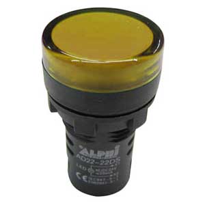 Segnalatore 24V A Led Giallo Luminoso AP/SEGN/22Y-C