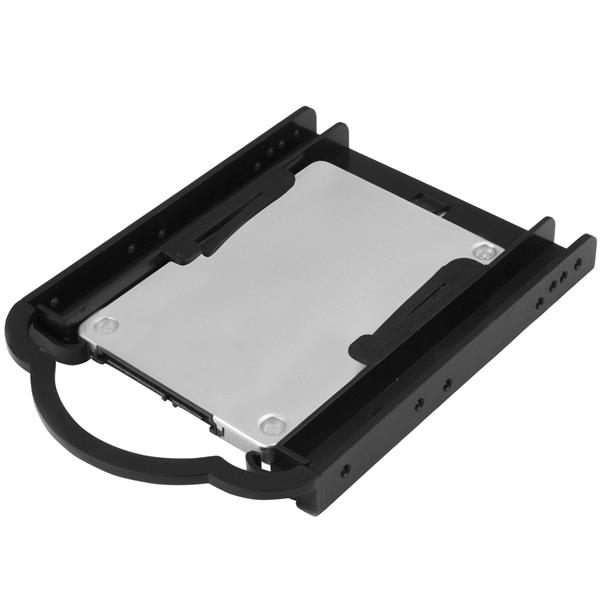 Startech.com BRACKET125PT Staffa di montaggio per SSD/HDD da 2,5" - Kit di montaggio/Adattatore hard disk da 2.5" a  3,5" - Installazione su slot 3.5" senza utensili (BRACKET125PT)