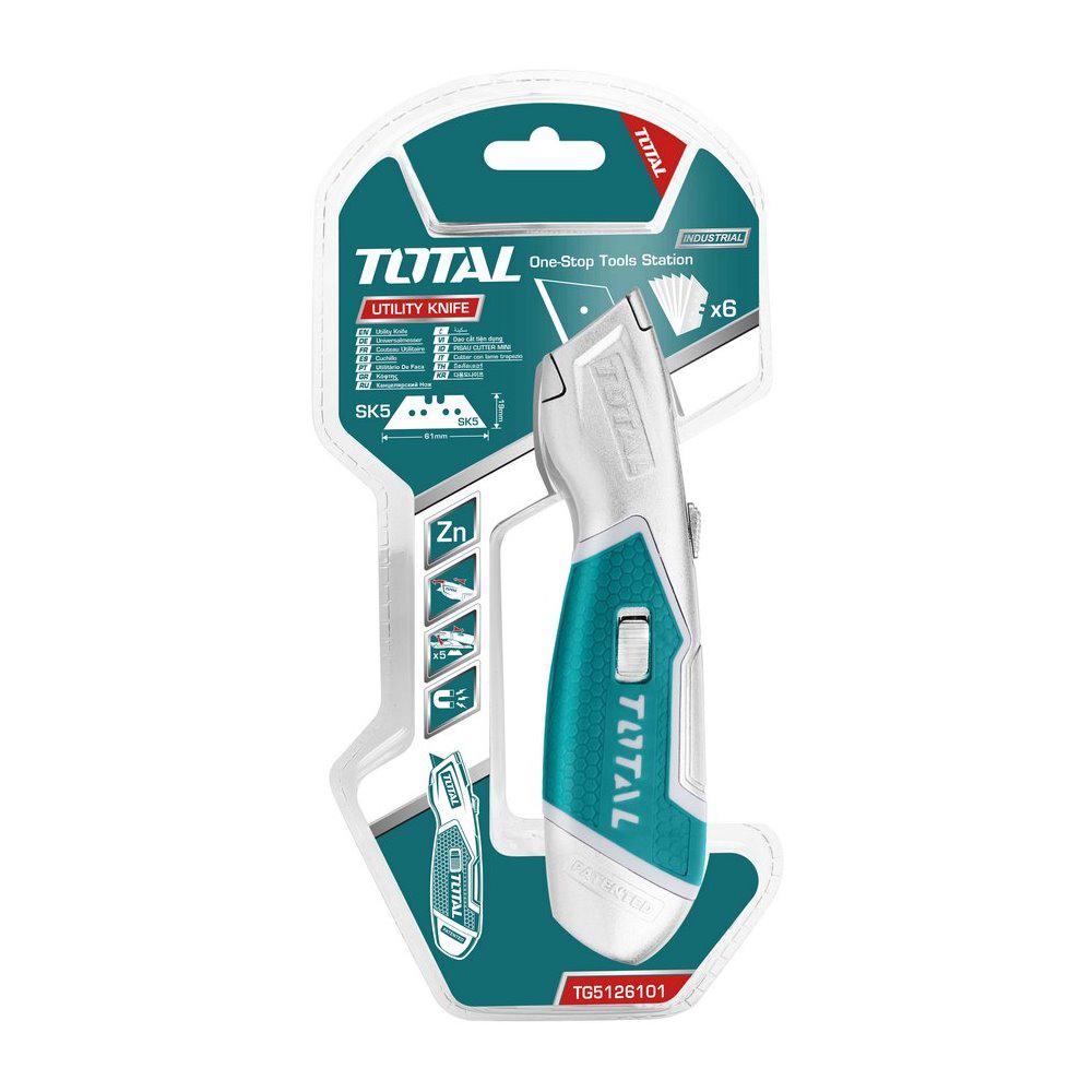 175mm Utility Knife + 6 Blades - Industrial TG5126101