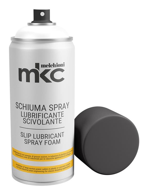 Spray schiuma lubrificante scivolante per cavi 400ml MKC