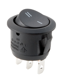 INTERR. UNIPOL. NERO ON - OFF