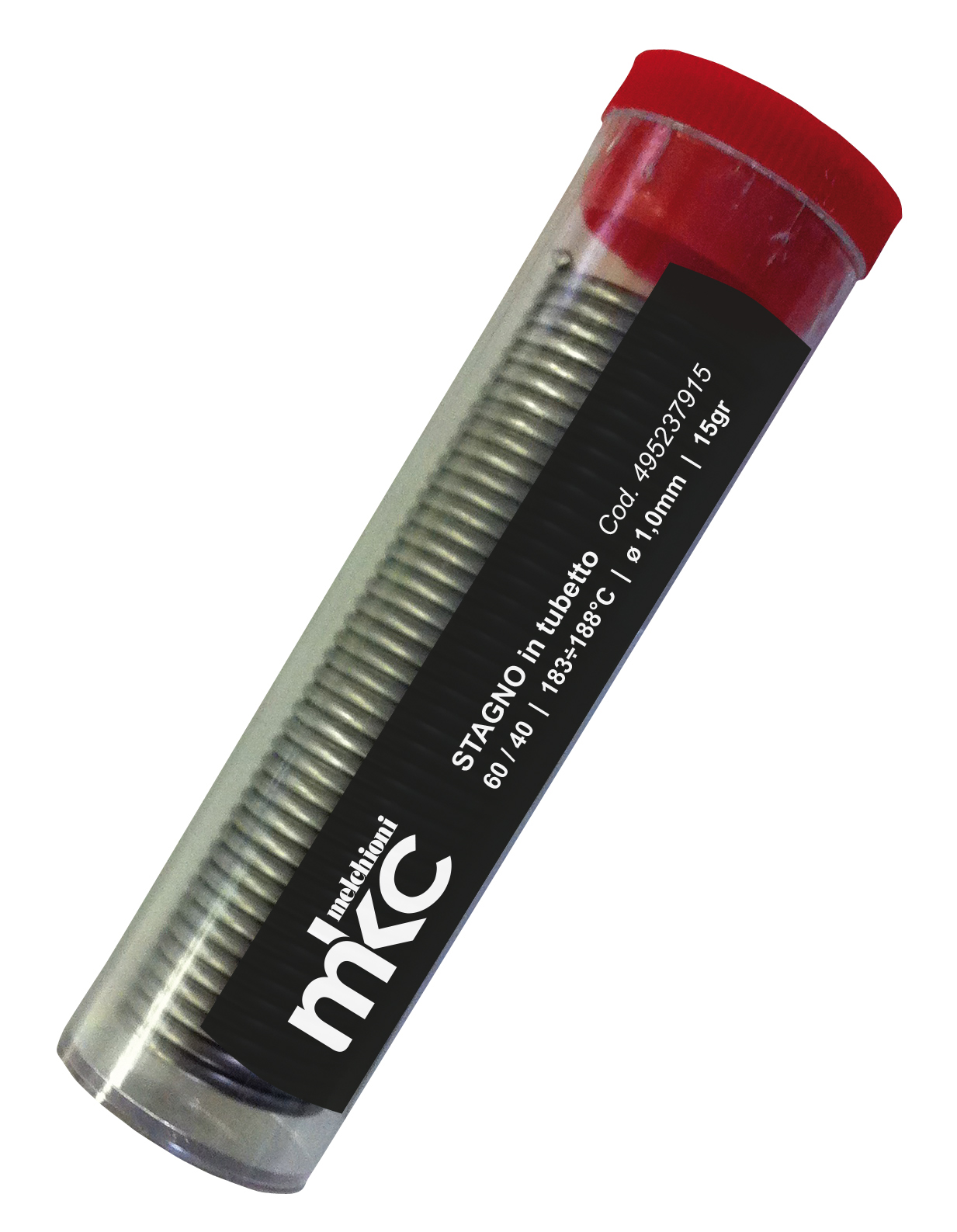 MK6040/1.0/15 - Stagno in tubetto 60/40 1,0mm 15gr