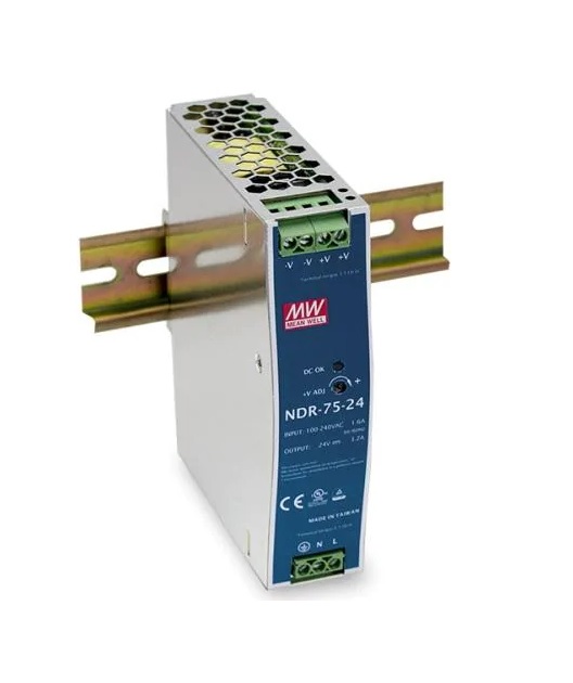 DIN rail power supply 48V 1.6A 75W