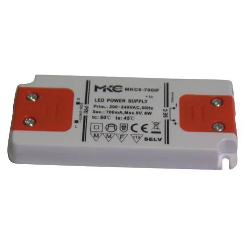 Driver LED MKC6-700IF 700mA 6W OUTPUT 9 VDC MAX MKC6-700IF