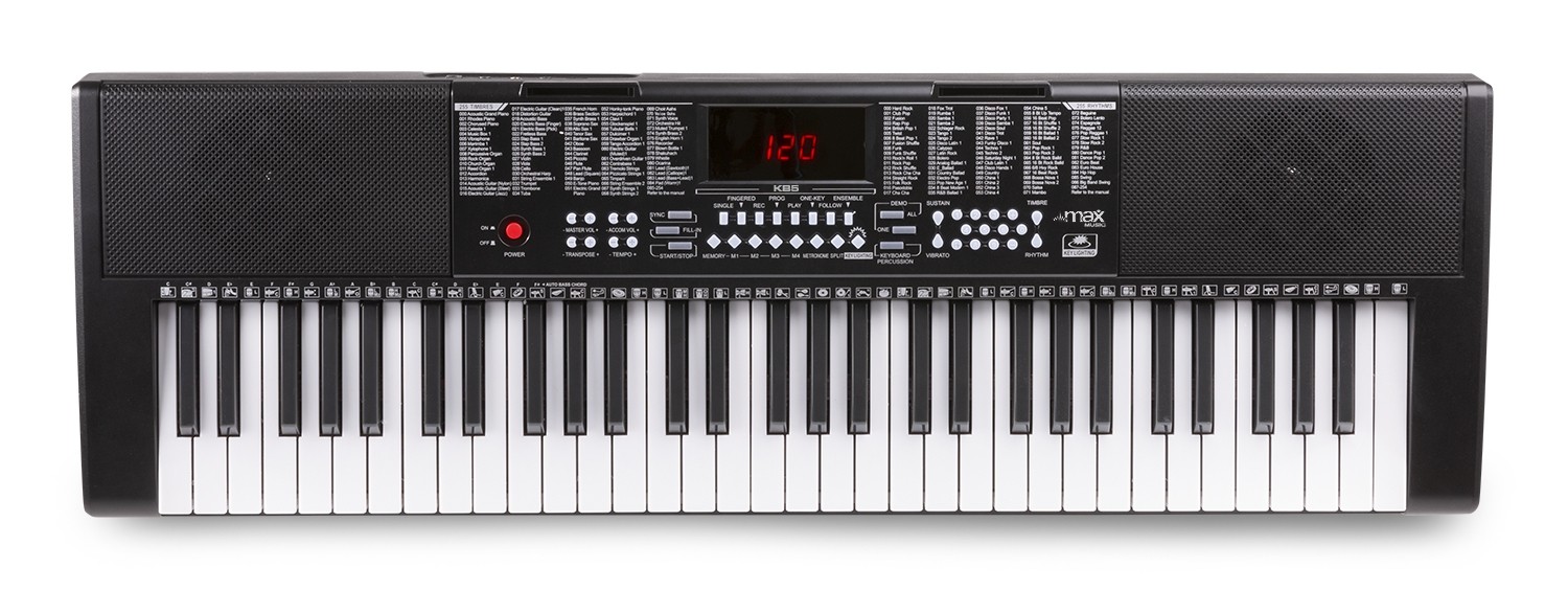 Tastiera elettronica a 61 tasti con illuminazione Mod. KB5