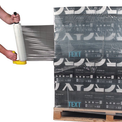 Pellicola estensibile trasparente, applicazione manuale, 400mmx300m