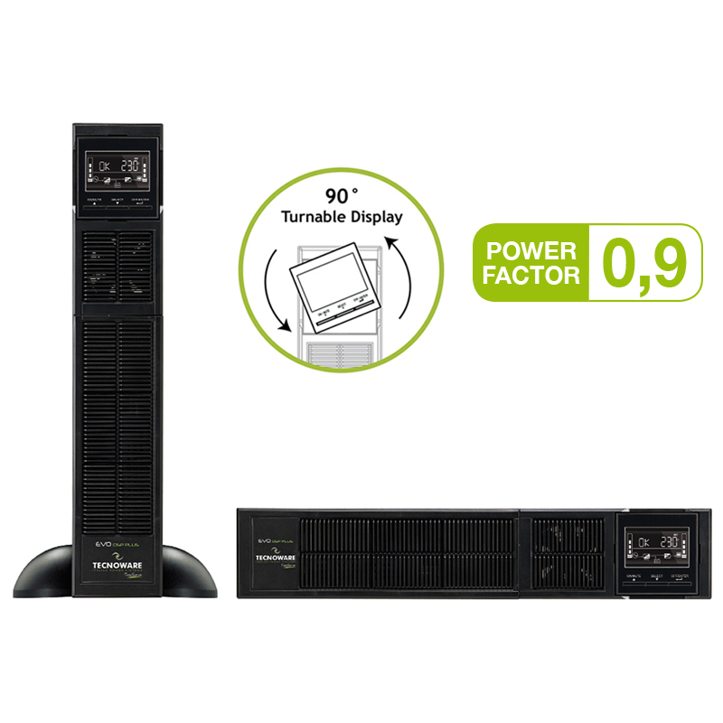UPS EVO DSP PLUS 3600 Rack/Tower IEC Togheter ON