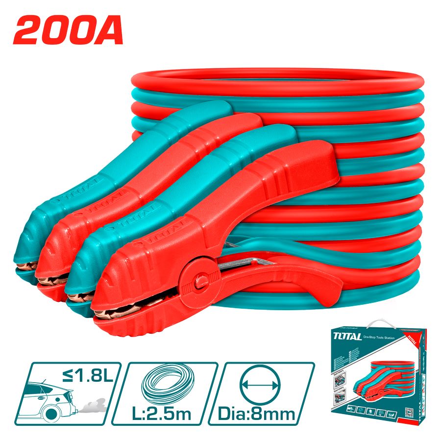 Cavi Batteria da 2,5 metri - 200A PBCA12001