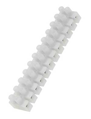 Morsettiera 12P. 6A Imq Bianco M/356B-C