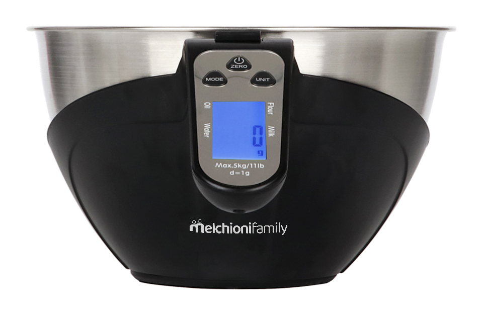 Bilancia da cucina EQUILIBRA con ciotola 2L nero