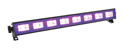 Ultraviolet light LED bar, 30W power, 8 x 3W BUV93