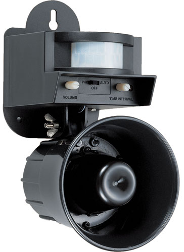 Repellente scaccia volatili sonoro con sensore pir infrarosso LS-2001