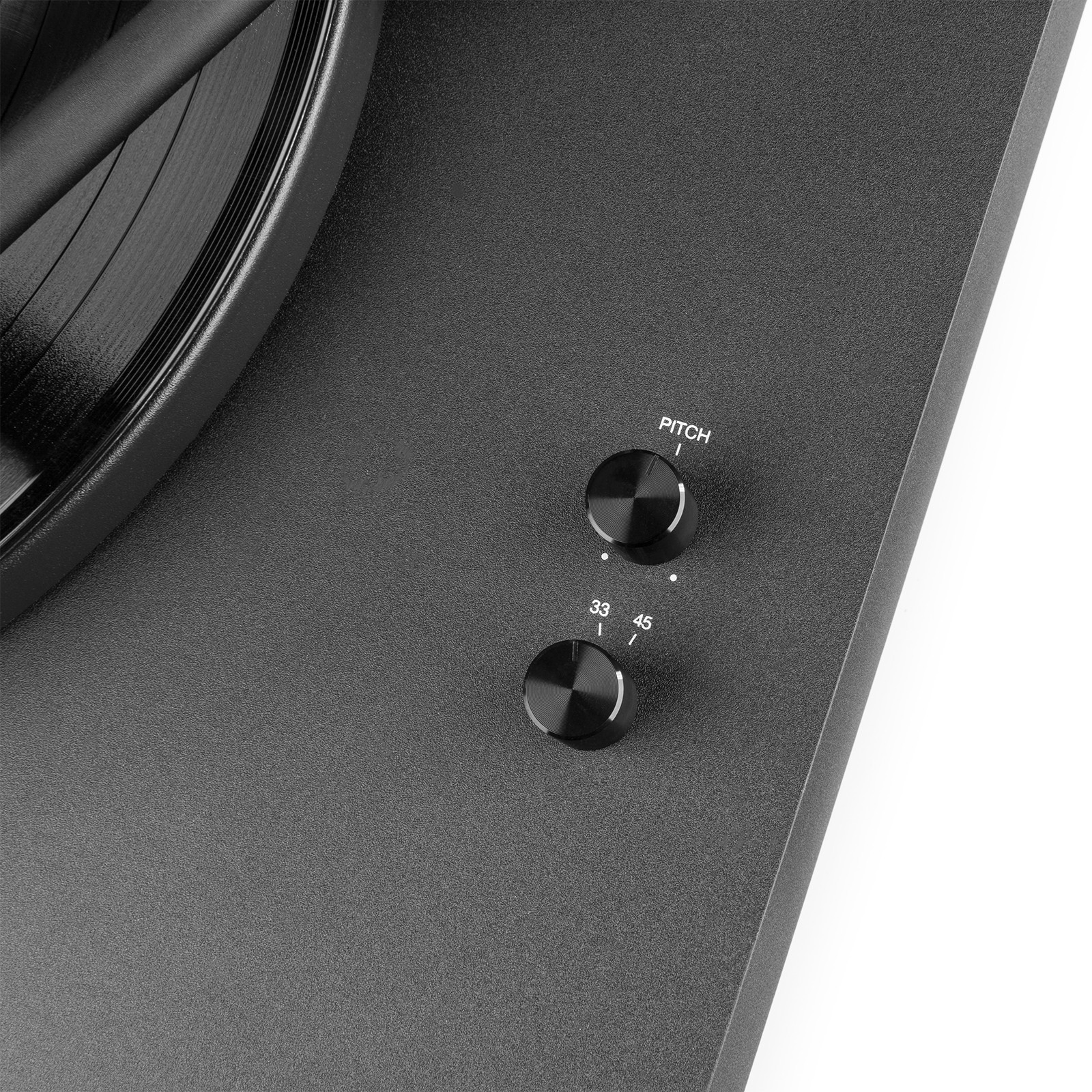 Giradischi HI-FI HQ, con testina Audio Technica e braccio in alluminio, colore nero RP340