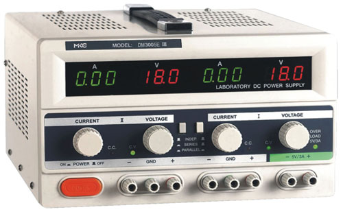 MKC DM3005EIII Dual Bench Power Supply 0-30V 0-5A