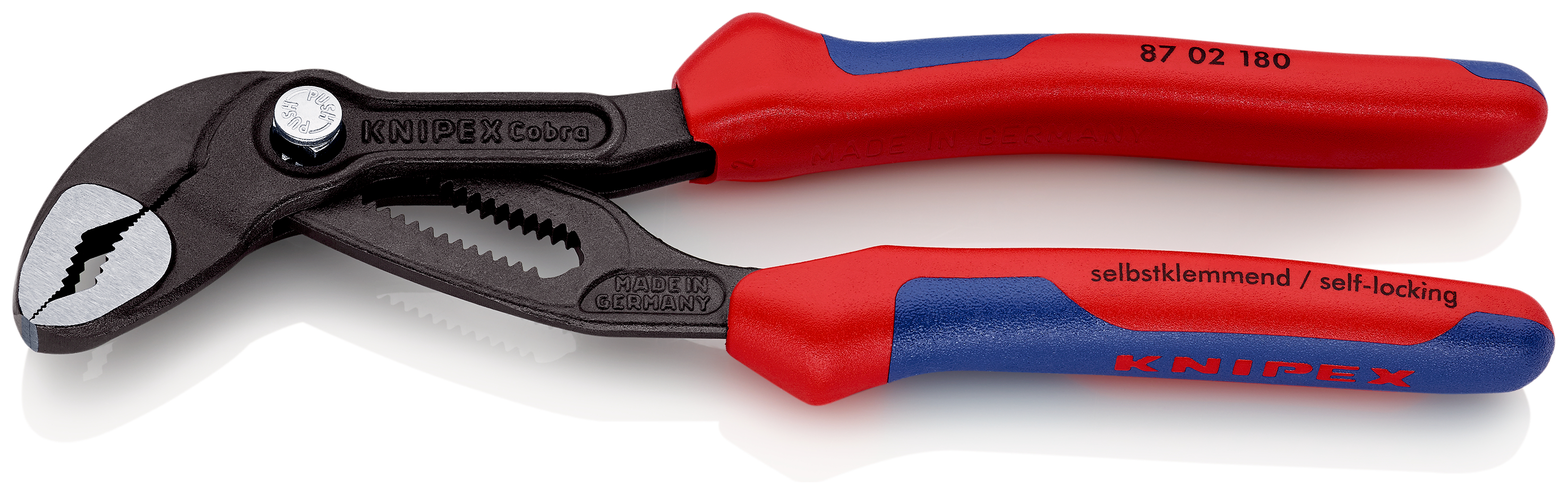 180mm Knipex Cobra Pipe Wrench