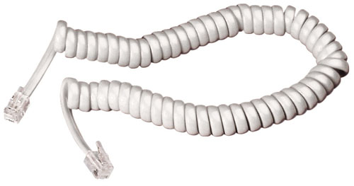 492821555 Cable phone extensible white 2,5mt plug/plug 4/4