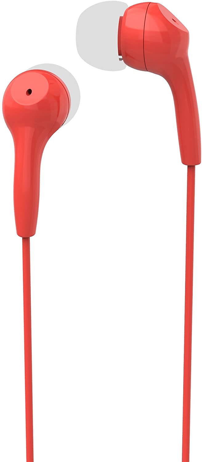 Wired stereo earphone Model Earbuds 2 red