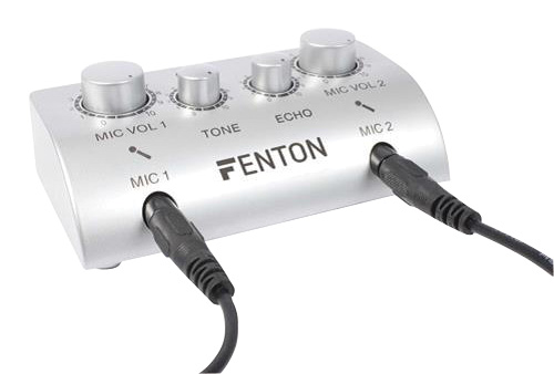 VONYX 550923798 Karaoke controller for 2 mics, included