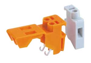 Morsetto Trasformatore 2 Posizioni P.7.5mm Ø4 Arancio COMP/2602A-I