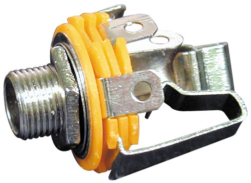 433329716 Socket stereo  6,4 mm for panel switch nc